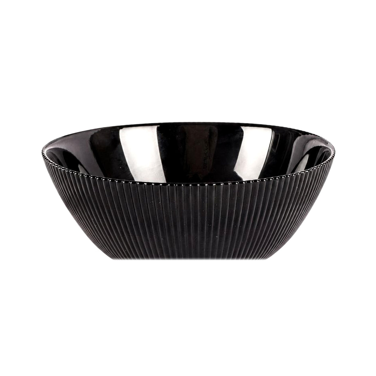 Opalware Black Salad Bowl 7" - Homelux Kenya