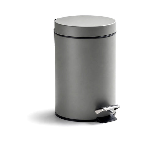 Mr. Bin Stainless Steel Pedal Bin 5L Grey (304) - Homelux Kenya