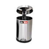 Mr. Bin Stainless Steel Pedal Bin 7L Brushed Steel - Homelux Kenya
