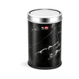 Mr. Bin Swing Pedal Bin 9L Black Marble - Homelux Kenya