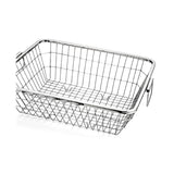 Divine Touch Stainless Steel Square Dish Basket, No. 2, 59cm