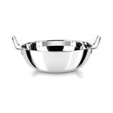 Kesari Stainless Steel Deep Wok Pan Size 12 / 25cm - Homelux Kenya