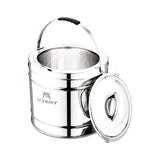 M Kraft Stainless Steel Hotpot, Double Wall Insulated, 7.5L and 15L