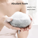 Bath Shower Sponges Set, Reusable Exfoliating Loofahs Shower Balls with Sucket