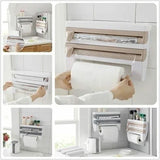 Big size Triple paper dispenser with top shelf