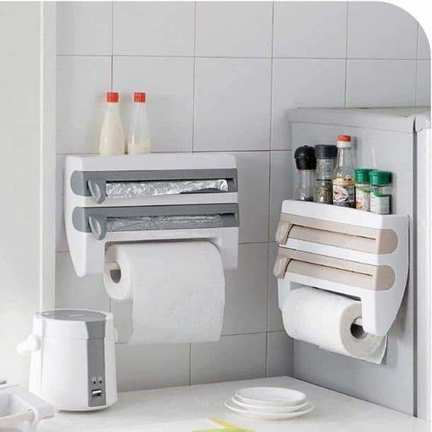 Big size Triple paper dispenser with top shelf