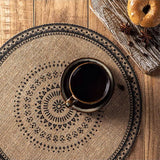 Boho Style Jute Table Place Mats 6pcs