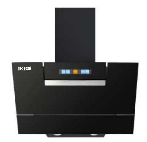 Bolesi C-60C Range Hood 60cm Under-Cabinet Kenya | Copper Motor, Touch and Gesture Control, 3 Speeds, LED Lighting, Washable Filters