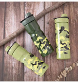 Camouflage Jeshi 1000ml plastic sports water bottle
