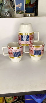 Ceramic Cups 6pcs Set