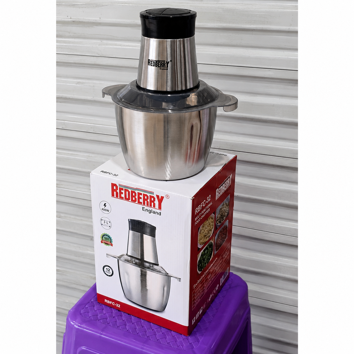 Stainless Steel Meat Blender Meat Mincer Grinder Electric Food Chopper For Meat Vegetables Fruits Nuts With 4 Sharp Blades, Meat Grinders With Bowl Heavy For Kitchen