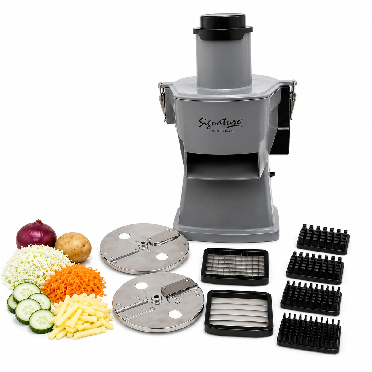 Signature Commercial Multifunctional Vegetable Cutter 200W