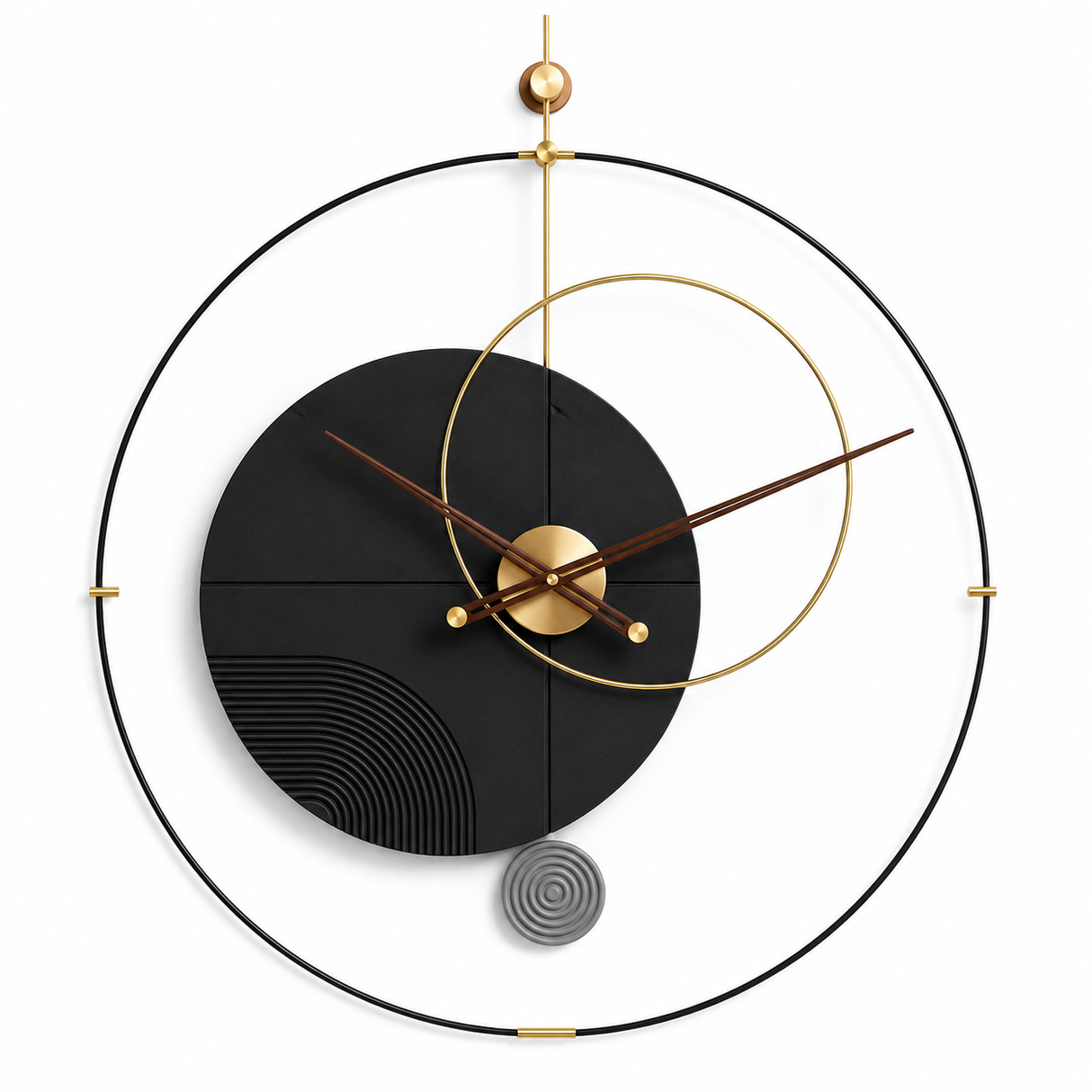 Abstract Luxury Wall Clock – 90cm x 90cm | Modern Home Décor