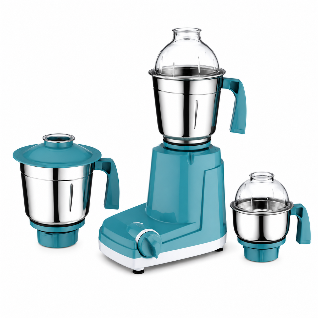 Philips Trio Mixer Grinder 500W - 3 Stainless Steel Jars, Grinding Blades, Overload Protector for Wet & Dry Grinding