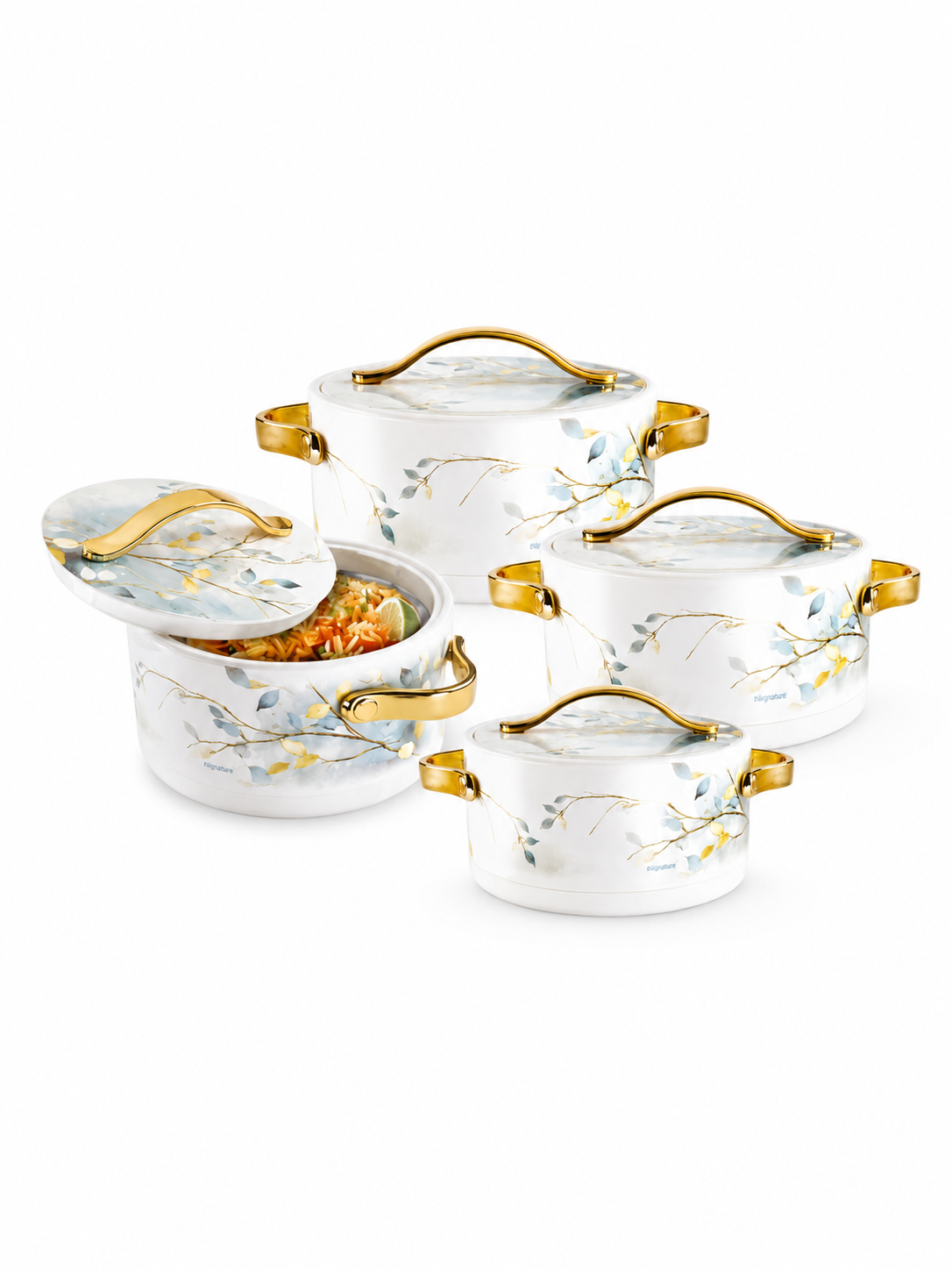 4-Piece Signature Bethany Hotpots Set | 500ml / 1000ml / 1500ml / 2000ml