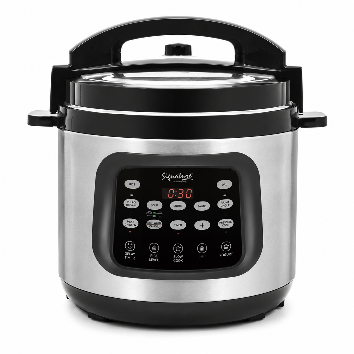 Signature 8.0 Ltr Digital Smart Pressure Cooker (1300W)