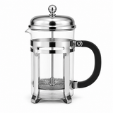 850ml French Press Coffee Maker – Heat-Resistant Borosilicate Glass with Stainless Steel Filter