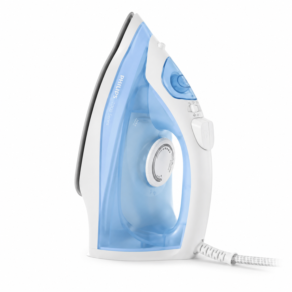 Philips EasySpeed Steam Iron 2000W with Auto Shut-Off - Ceramic Soleplate, 100g Steam Boost, Drip Stop, Calc Clean