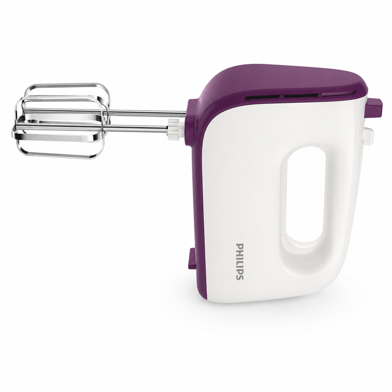 Philips Viva Collection Hand Mixer 400W with 3L Auto-Rotating Bowl - 5 Speeds + Turbo, Balloon Beaters & Kneading Tool