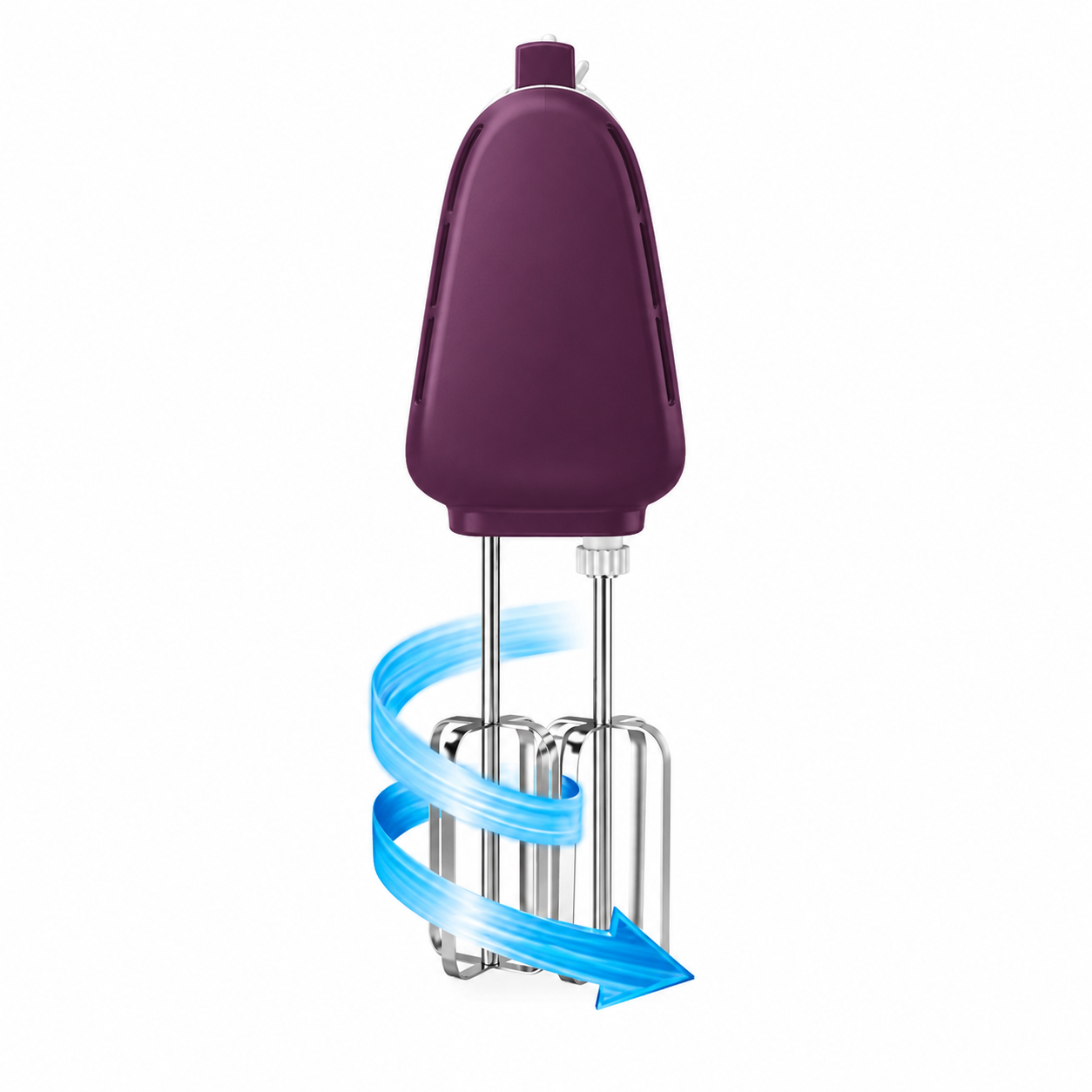 Philips Viva Collection Hand Mixer 400W with 3L Auto-Rotating Bowl - 5 Speeds + Turbo, Balloon Beaters & Kneading Tool