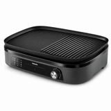 Philips Table Top Grill 2400W - Extra Large 1250cm2 Grilling Surface, Maifan Stone Coating, Adjustable Temperature