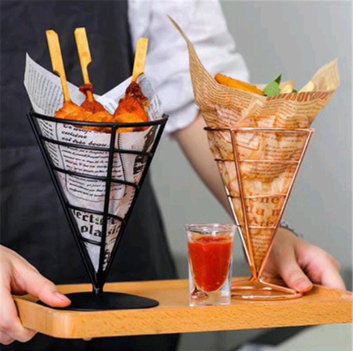 2 pcs Chips basket conical
