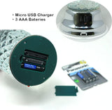 Colorful Pineapple Water Globe Glitter Swirl LED Candle Holder