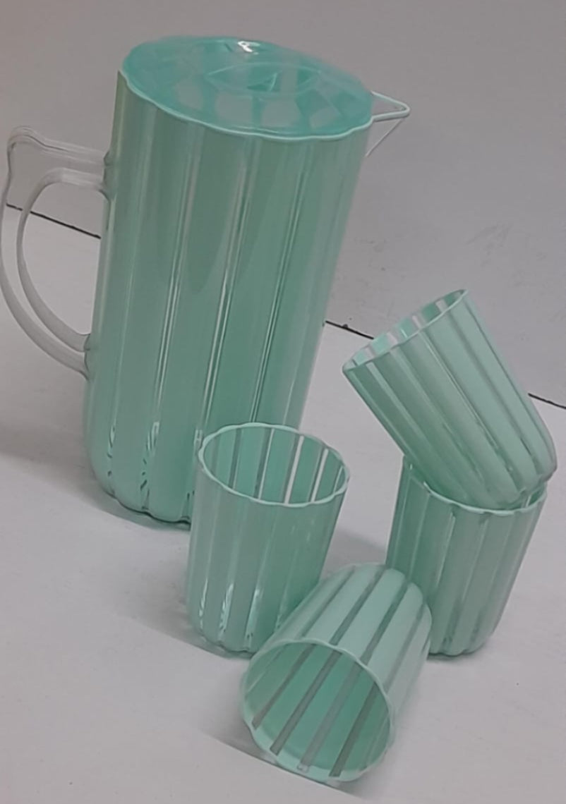 Coloured 4L Melamine water set