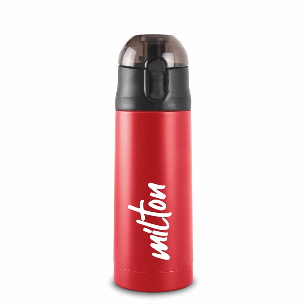 Milton Crown Thermosteel Bottle  400ml, 600ml or 900ml Keeps Hot for 24 Hours, Cold for 24 Hours – Vacuum Insulated Stainless Steel Flask | Leakproof & BPA-Free