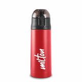 Milton Crown Thermosteel Bottle  400ml, 600ml or 900ml Keeps Hot for 24 Hours, Cold for 24 Hours – Vacuum Insulated Stainless Steel Flask | Leakproof & BPA-Free