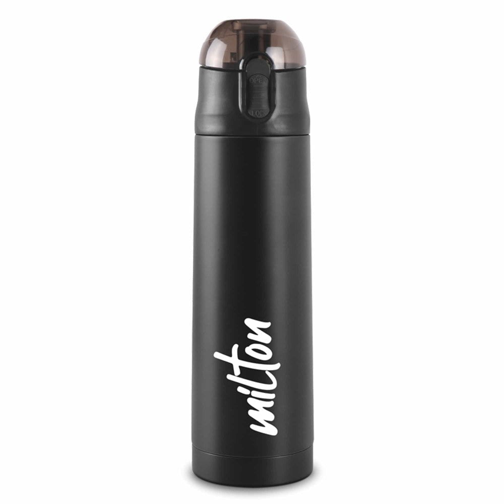 Milton Crown Thermosteel Bottle  400ml, 600ml or 900ml Keeps Hot for 24 Hours, Cold for 24 Hours – Vacuum Insulated Stainless Steel Flask | Leakproof & BPA-Free