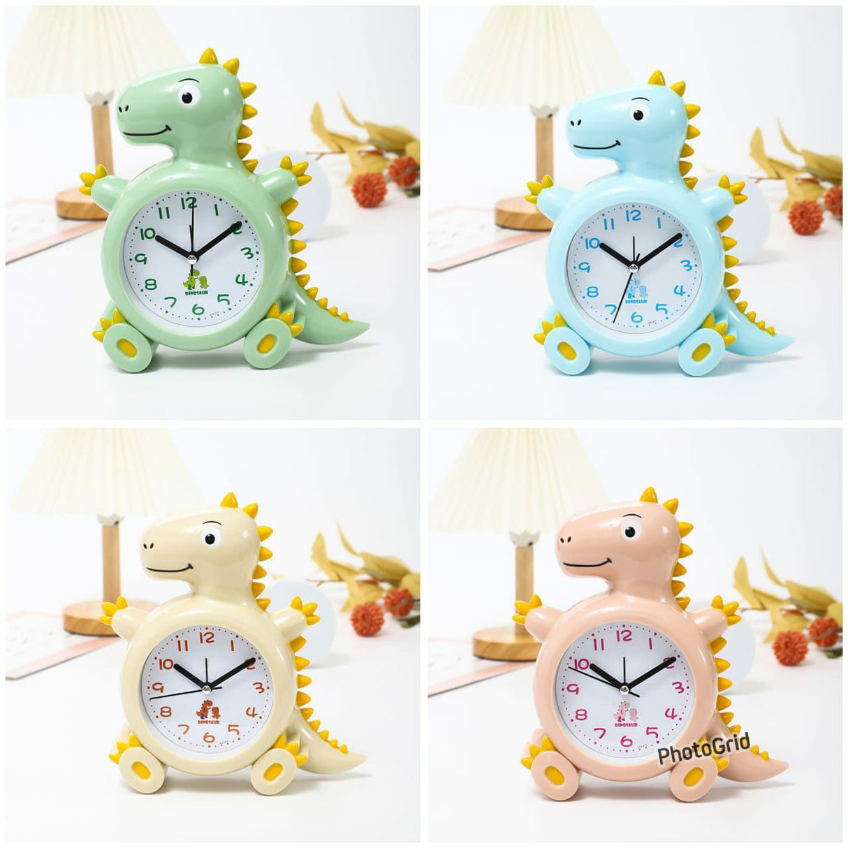 Cute dinosaur alarm clock