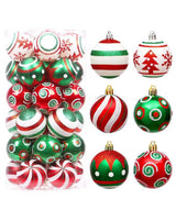 24Pcs Christmas Tree Decor Balls