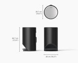 Joseph Joseph Arc 10L pedal bin dimensions diagram
