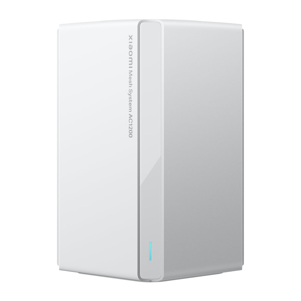 Xiaomi Mesh System AC1200 3-Pack mesh WiFi units side view