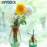 Diamond vase coloured 18cm