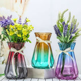Diamond vase rainbow 18cm
