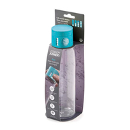Close-up of the Joseph Joseph Dot water bottle counter that records every refill.