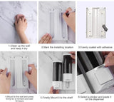 Double Wall mounted soap dispenser