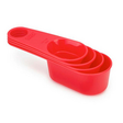 Joseph Joseph Duo 4-piece measuring cup set in red