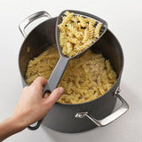 Second view of the grey Joseph Joseph Duo Spoon Colander draining serving spoon.