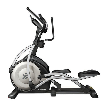E7 PRO commercial elliptical cross trainer with 12kg flywheel and 52cm stride