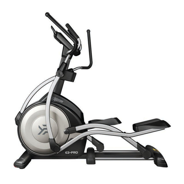 E7 PRO commercial elliptical cross trainer with 12kg flywheel and 52cm stride