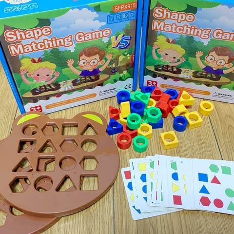 Early Education puzzle/Shape matching Cards Game