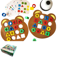 Early Education puzzle/Shape matching Cards Game