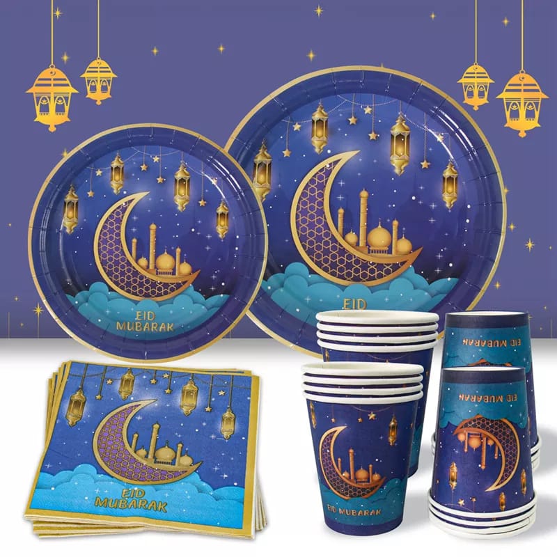 Eid party disposable Tableware