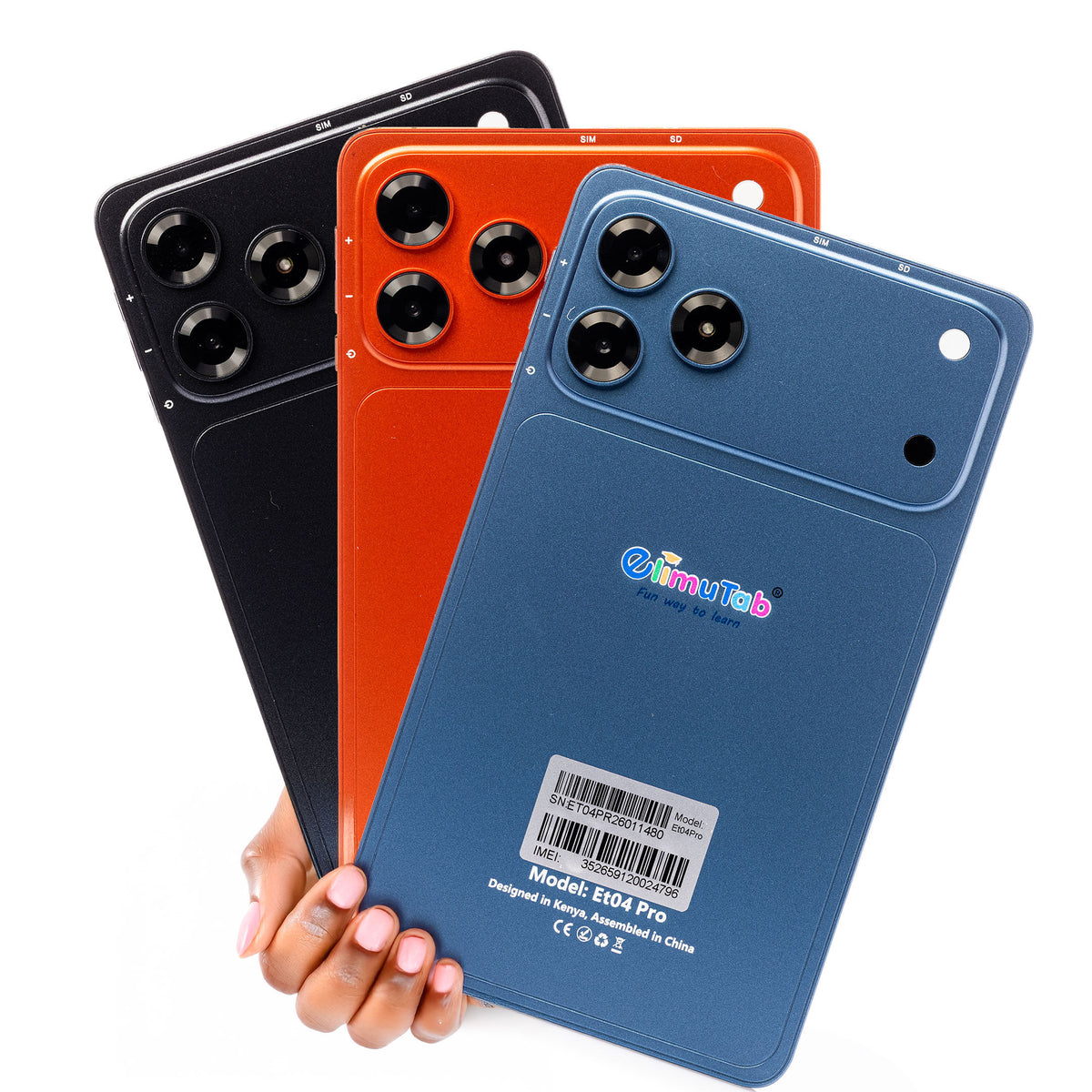 Elimutab ET04 Pro Prime Edition Kids Tablet 7 Inch | CBC Learning Tablet with 224GB Preloaded Content and Handle Case