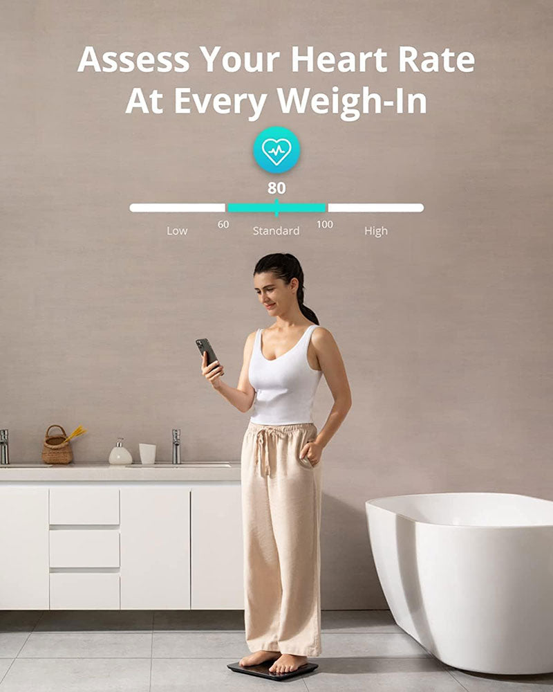 Eufy Smart Scale P2 Pro – Full Body Composition Analysis, 3D Model, Unlimited Users & Nutrition Tracking