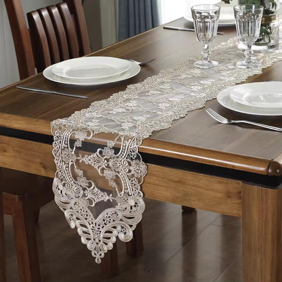 European light luxury Style Table Runner