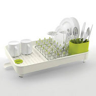 The Joseph Joseph Extend dish rack, which extends from 32cm to 52.7cm.